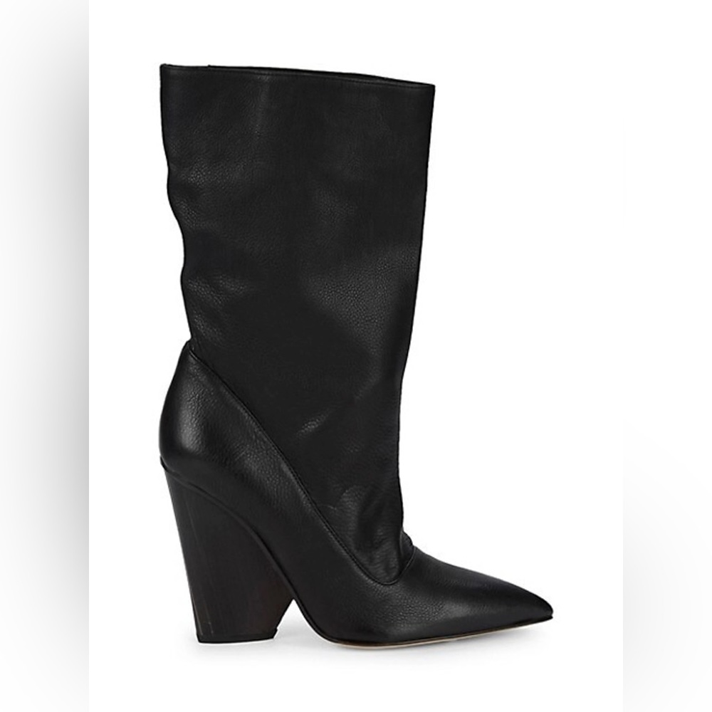 Paul Andrew Judd Black Leather Boots size 5 (35)